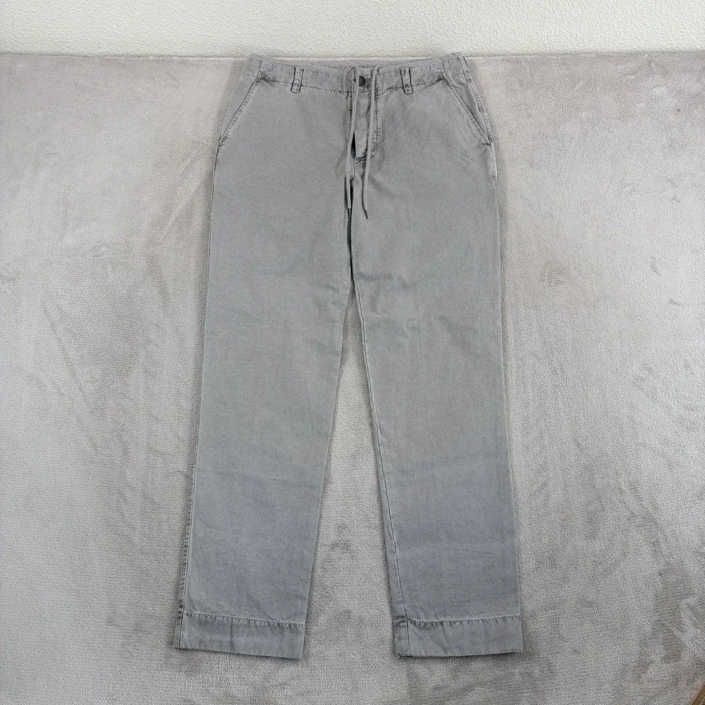 JAMES‎ PERSE Rigid Canvas Work Pants Cement Pigment Men 32x32 MRCC1390 NWT $295